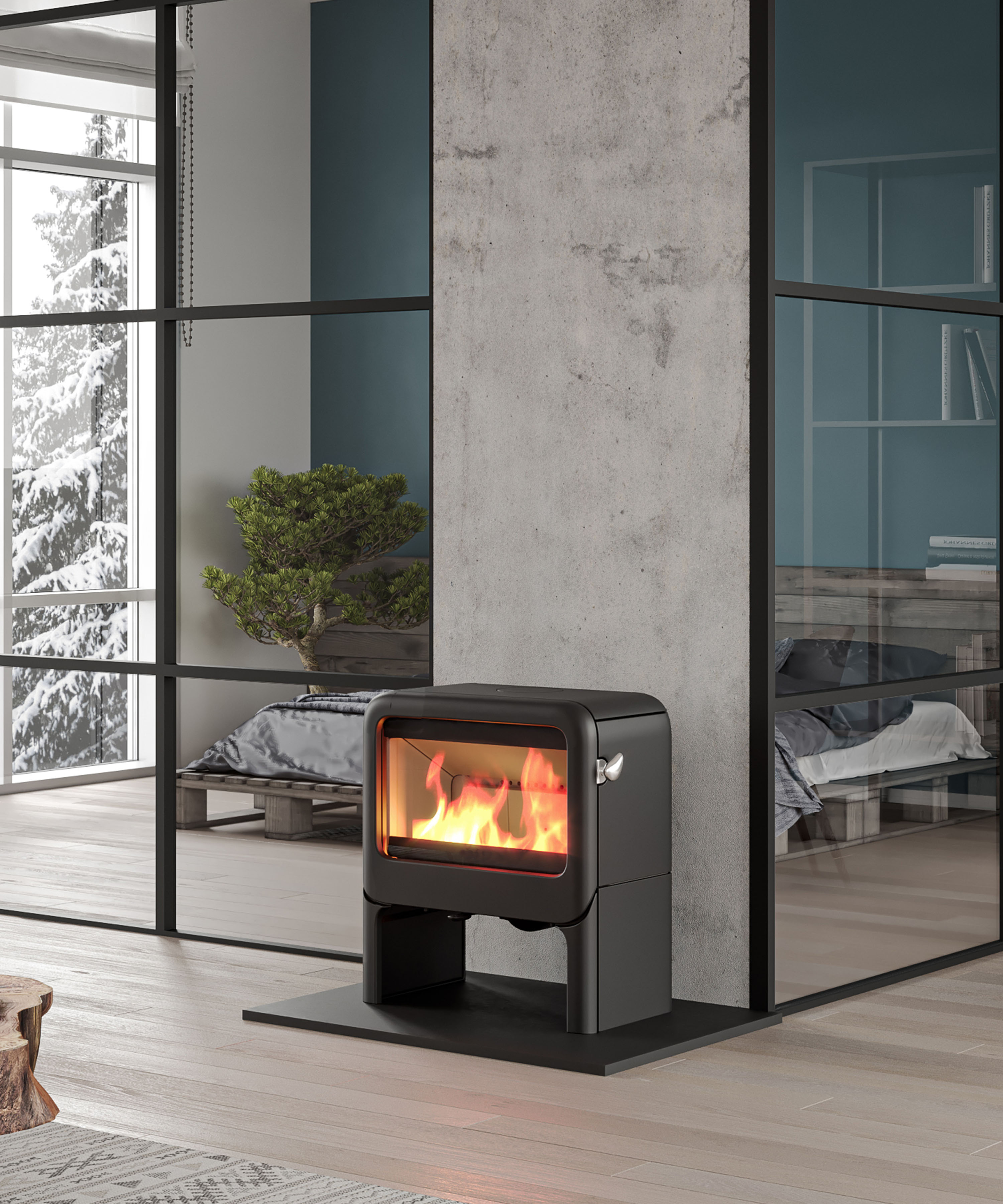 Dovre Rock 500TB Dovre - Poêle à bois